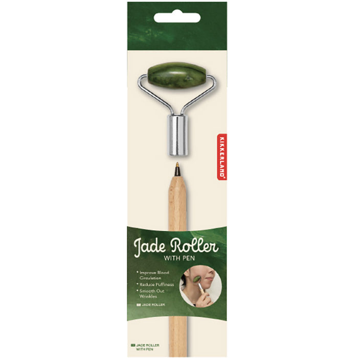 Jade Roller with Pen