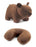 Zip And Flip Bear Head Rest Brown