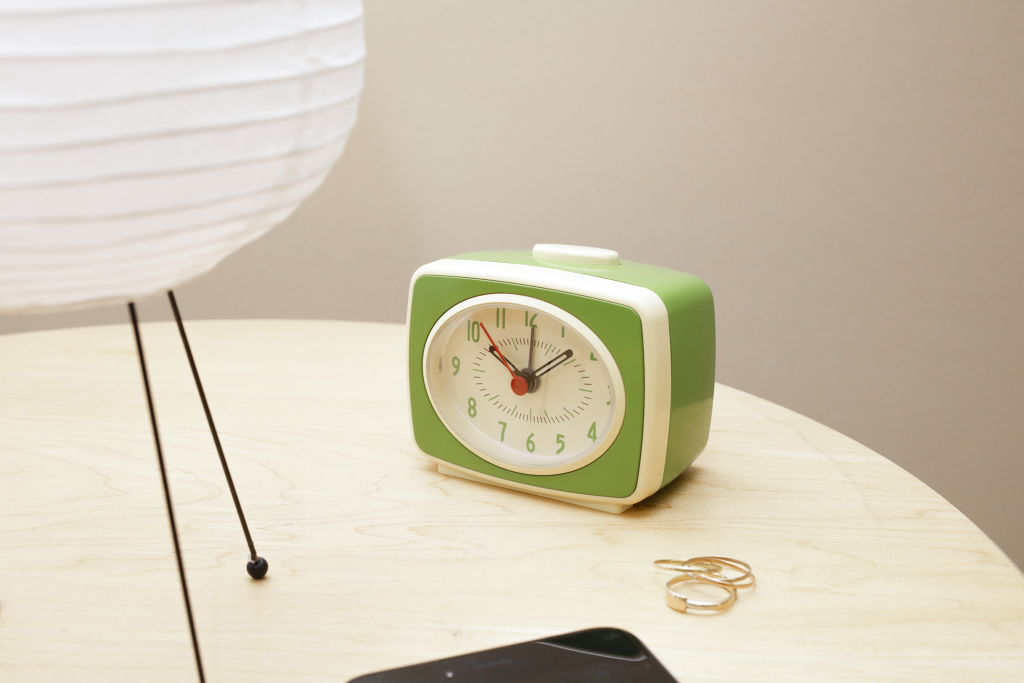 Small Classic Alarm Clock Mint