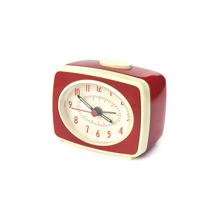 Small Classic Alarm Clock Red