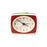 Small Classic Alarm Clock Red