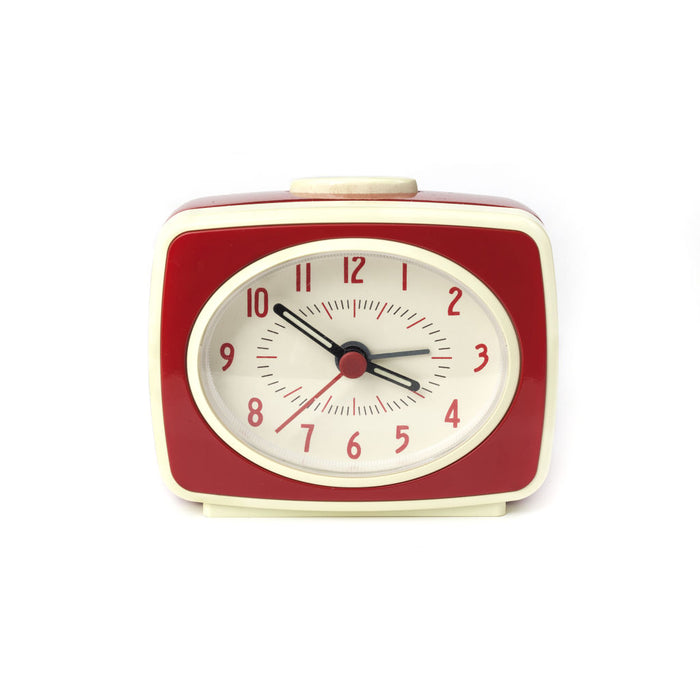 Small Classic Alarm Clock Red