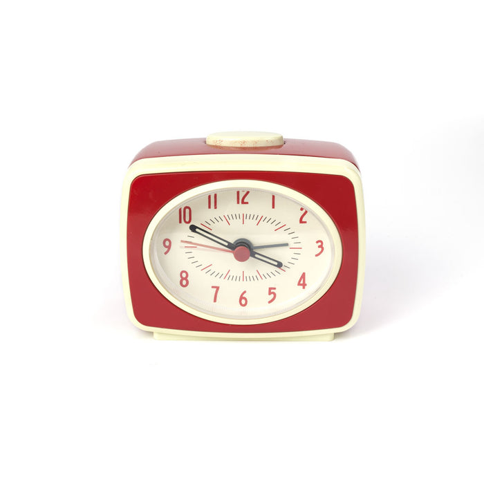 Small Classic Alarm Clock Red