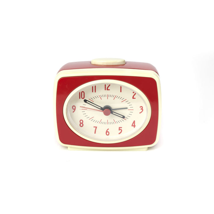 Small Classic Alarm Clock Red