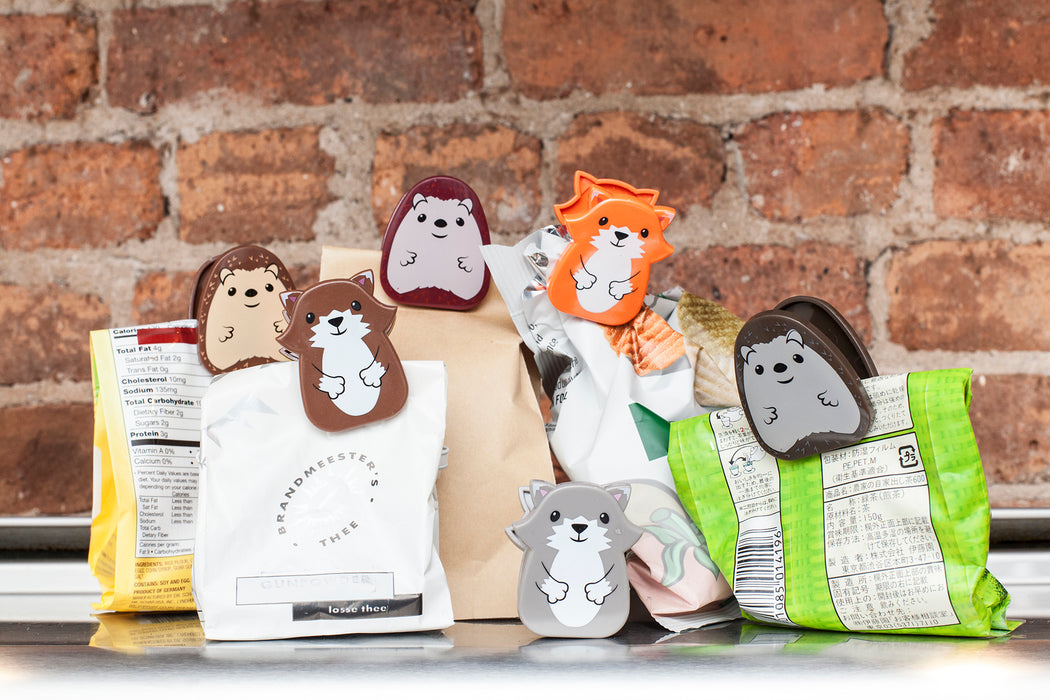 Woodland Bag Clips Set Of 6