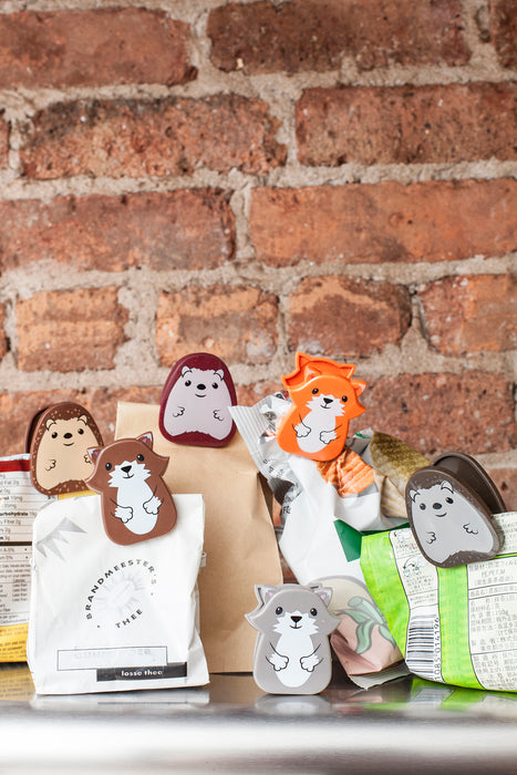 Woodland Bag Clips Set Of 6