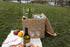 Wicker Picnic Cooler Seat