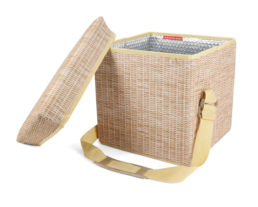 Wicker Picnic Cooler Seat
