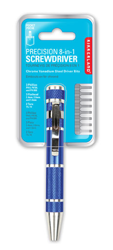 PRECISION 8-IN-1 SCREWDRIVER ASSORTED