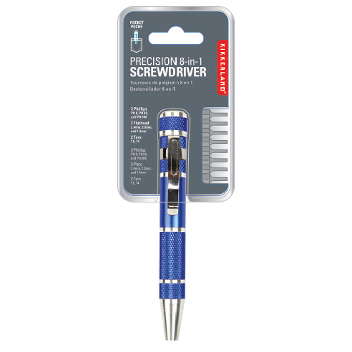 PRECISION 8-IN-1 SCREWDRIVER ASSORTED