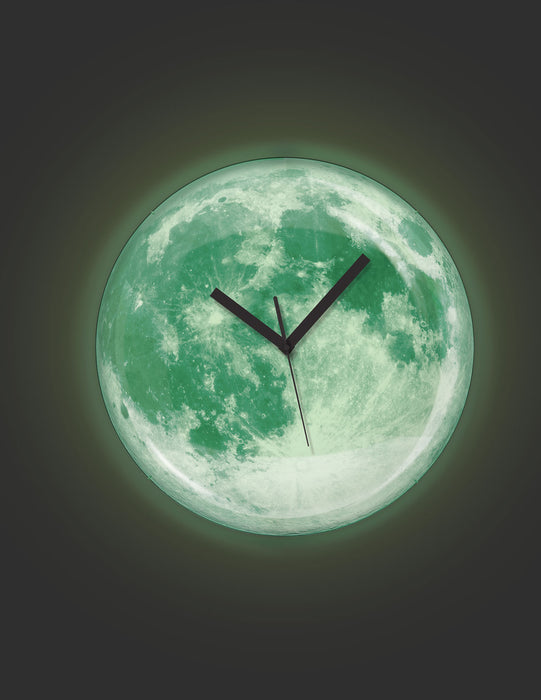 GLOW IN THE DARK MOON CLOCK