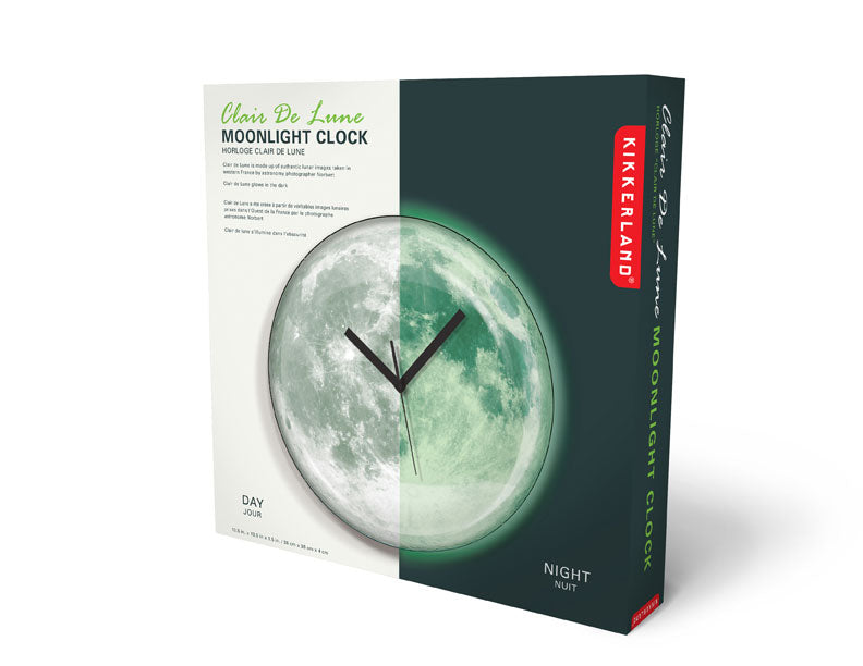 GLOW IN THE DARK MOON CLOCK