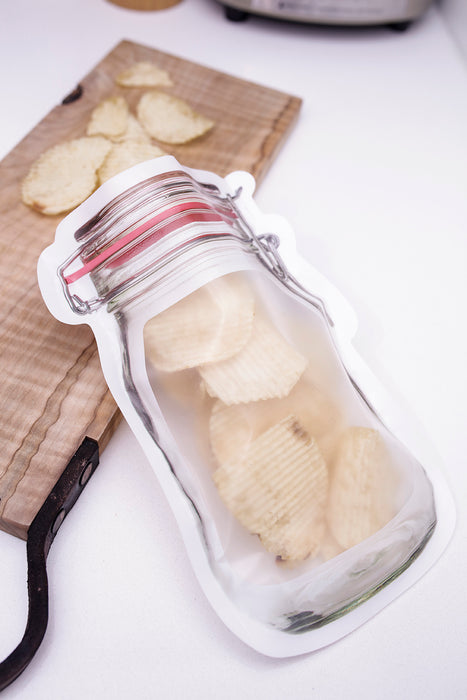 Zipper Mason Jar Bag Medium