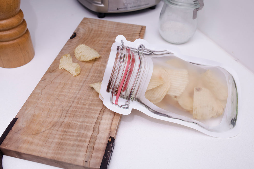 Zipper Mason Jar Bag Medium