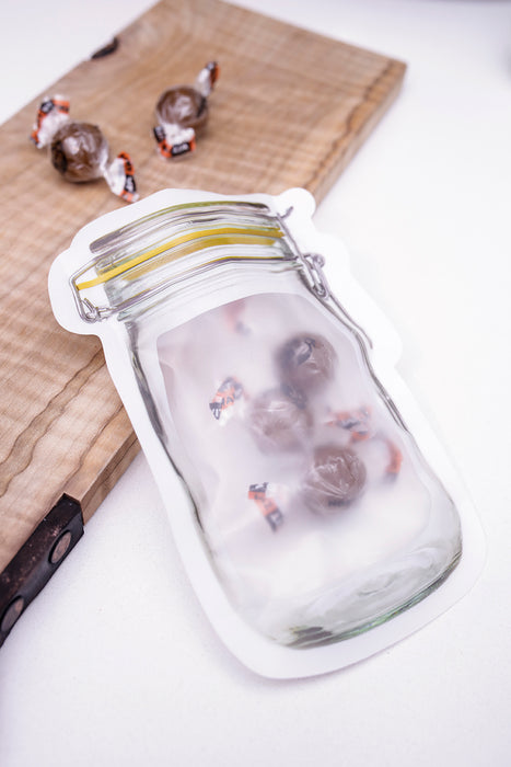 Zipper Mason Jar Bag Small