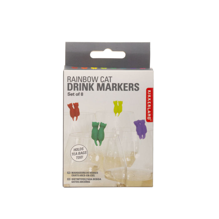 RAINBOW CAT DRINK MARKERS S/8