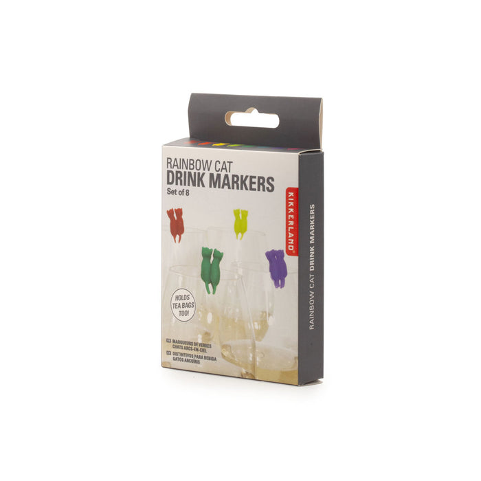 RAINBOW CAT DRINK MARKERS S/8