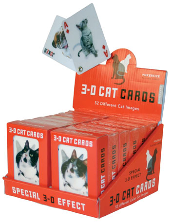 Playing Cards Cats 3D