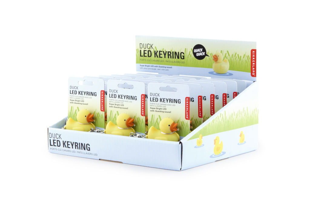 Duck Led Keychain Carded/CDU