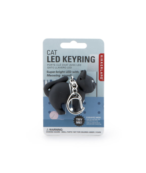 Cat Led Keychain Carded/CDU