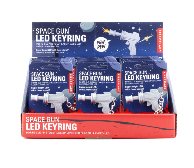 Space Gun Led Keychain