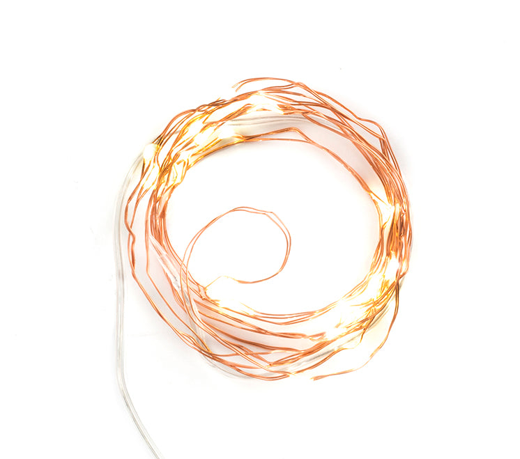 Copper String Battery Lights