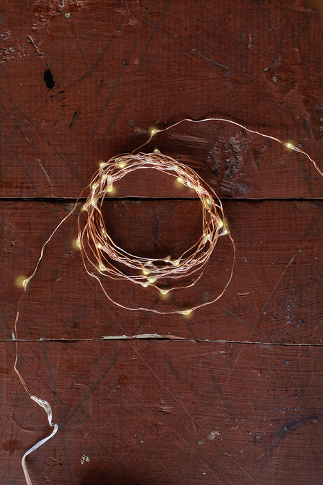 Copper String Battery Lights