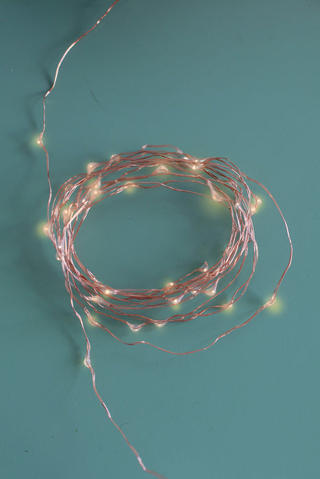 Copper String Battery Lights