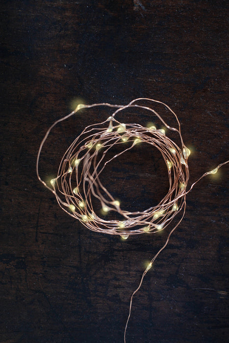Copper String Battery Lights