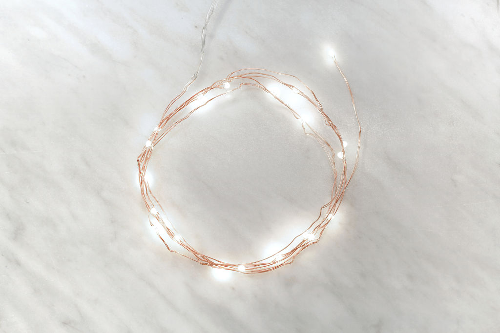 Copper String Battery Lights