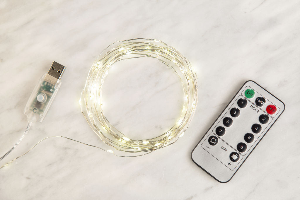 EXTRA LONG SILVER STRING LIGHTS