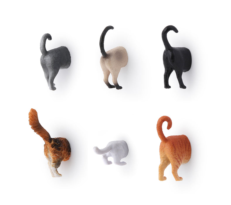 Cat Butt Magnets Set Of 6