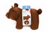 Zip And Flip Bear Head Rest Brown